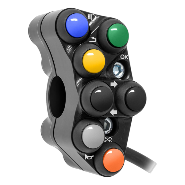 JetPrime JP PS KT048 KTM — Street Left Handlebar Switch (Black) — view 3