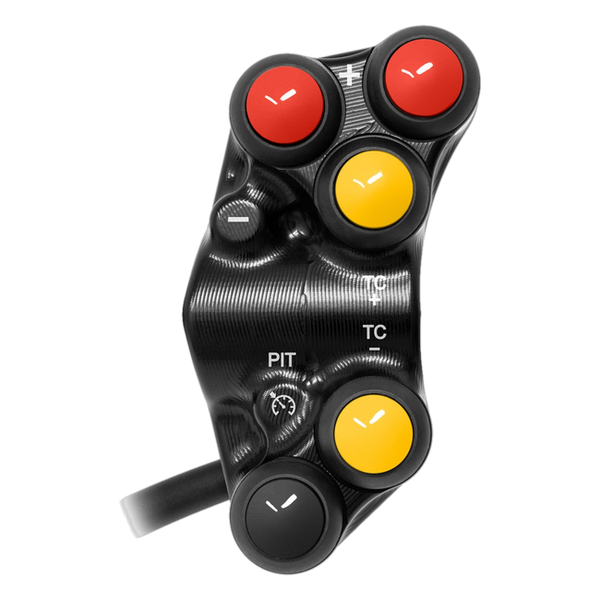 JetPrime JP PS AP009 RF Aprilia Tuono V4 1100 Factory — Street Left Handlebar Switch (Black) — view 4