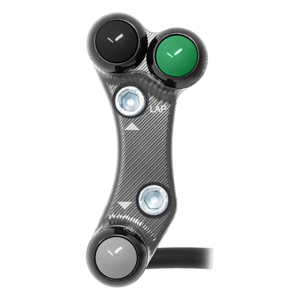 JetPrime JP PLSR 014 Kawasaki ZX-4 RR — Race Left Handlebar Switch (Titanium) — view 4