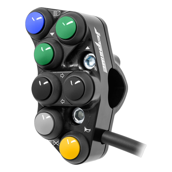 JetPrime JP PS AP046 Aprilia RS 457 — Street Left Handlebar Switch (Black) — view 4