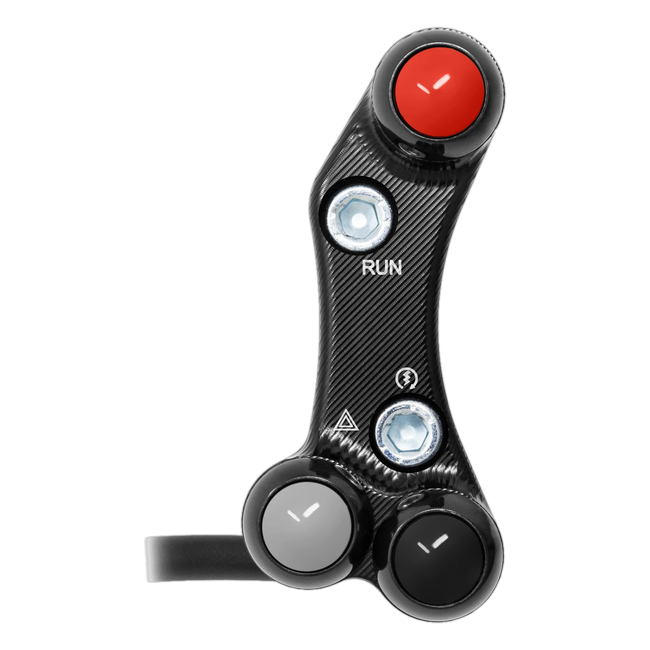 JetPrime JP PLDB 073 Yamaha R7 — Street Right Handlebar Switch (Black) — view 1