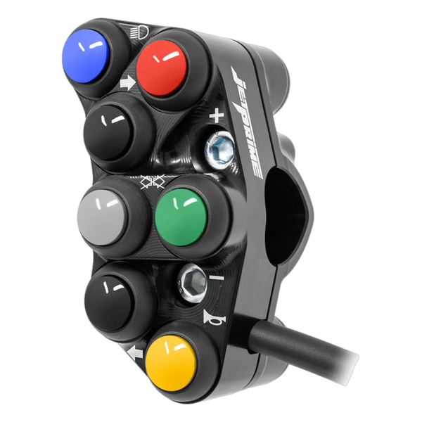 JetPrime JP PS AP660 Aprilia Tuono 660 — Street Left Handlebar Switch (Black) — view 2