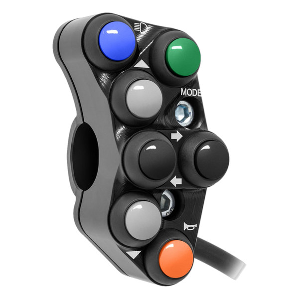 JetPrime JP PS KA004 Kawasaki ZX-10 RR — Street Left Handlebar Switch (Black) — view 3