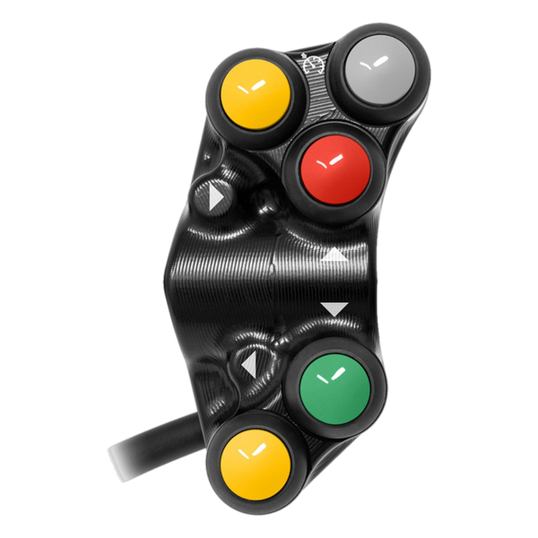 JetPrime JP PS AP660 Aprilia Tuono 660 — Street Left Handlebar Switch (Black) — view 4