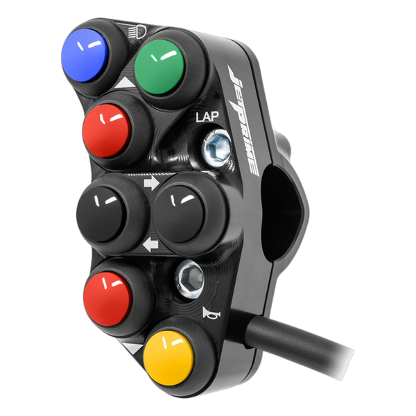 JetPrime JP PS KA014 Kawasaki ZX-4 RR — Street Left Handlebar Switch (Black) — view 2