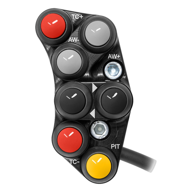 JetPrime JP PSR AP049 Aprilia RSV4 Factory — Race Left Handlebar Switch (Black) — view 1