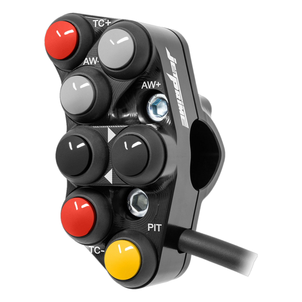 JetPrime JP PSR AP049 Aprilia RSV4 — Race Left Handlebar Switch (Black) — view 2