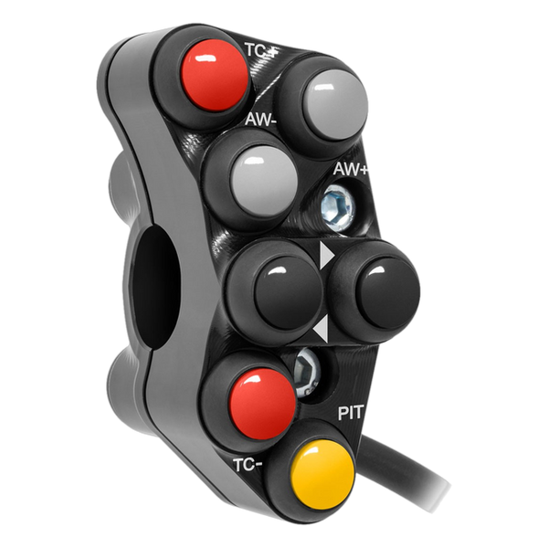 JetPrime JP PSR AP049 Aprilia RSV4 — Race Left Handlebar Switch (Black) — view 3