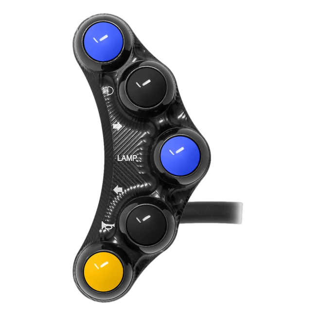 JetPrime JP PLS 053 Yamaha XSR700 — Street Left Handlebar Switch (Black) — view 14