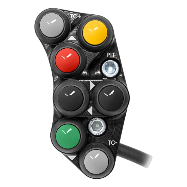 JetPrime JP PSR AP660 Aprilia RS 660 — Race Left Handlebar Switch (Black) — view 1