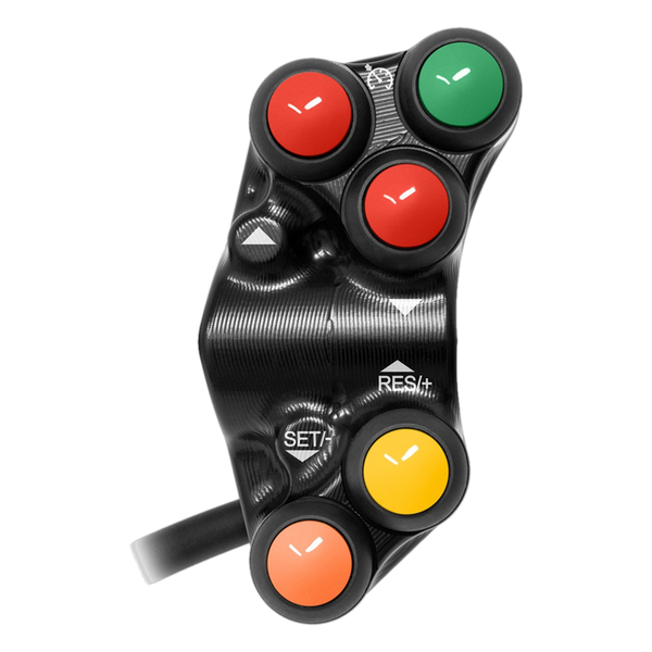 JetPrime JP PS KA054 Kawasaki ZX-10 RR — Street Left Handlebar Switch (Black) — view 4