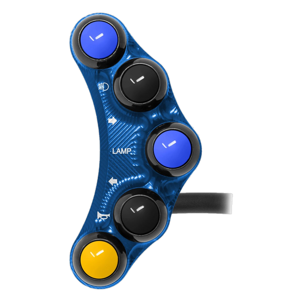 JetPrime JP PLS 053 Yamaha XSR700 — Street Left Handlebar Switch (Blue) — view 1