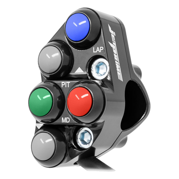 JetPrime JP PSR KA004 Kawasaki ZX-10 R — Race Left Handlebar Switch (Black) — view 2