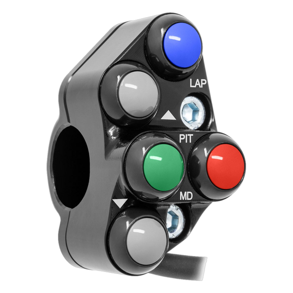 JetPrime JP PSR KA004 Kawasaki ZX-10 R — Race Left Handlebar Switch (Black) — view 3