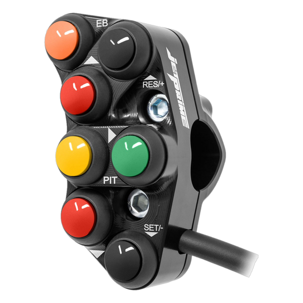 JetPrime JP PSR KA054 Kawasaki ZX-10 RR — Race Left Handlebar Switch (Black) — view 2