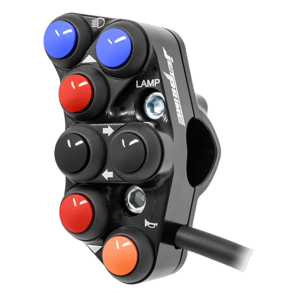 JetPrime JP PS YA013 Yamaha R6 — Street Left Handlebar Switch (Black) — view 2