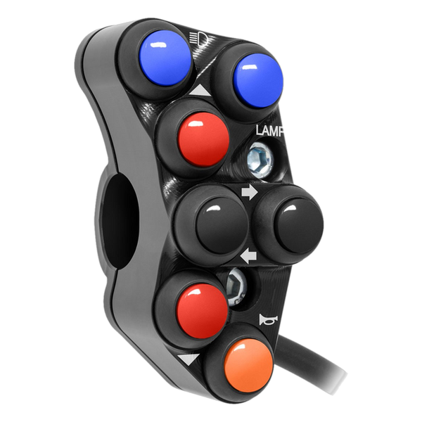 JetPrime JP PS YA013 Yamaha R6 — Street Left Handlebar Switch (Black) — view 3