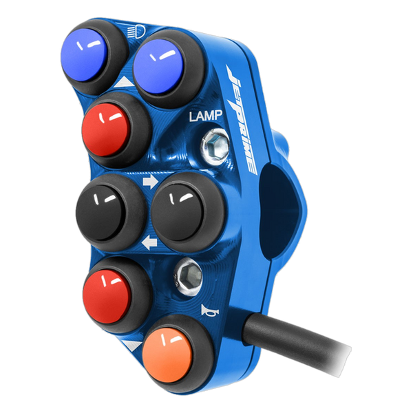 JetPrime JP PS YA013 Yamaha R6 — Street Left Handlebar Switch (Blue) — view 5