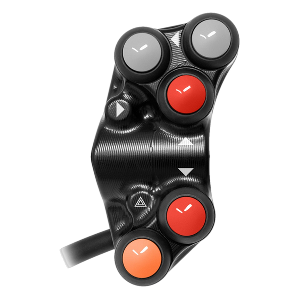 JetPrime JP PS YA067 Yamaha R9 — Street Left Handlebar Switch (Black) — view 8