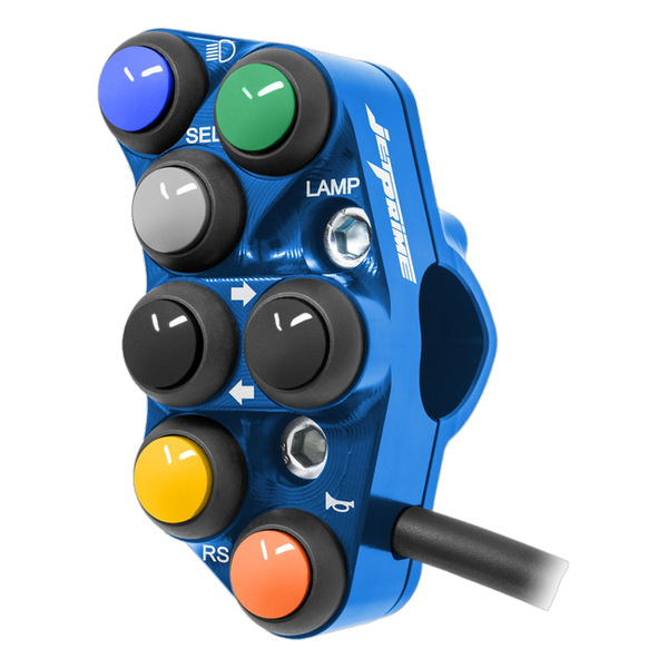 JetPrime JP PS YA073 Yamaha R7 — Street Left Handlebar Switch (Blue) — view 5