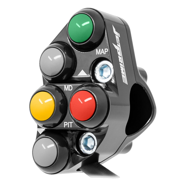 JetPrime JP PSR YA003 Yamaha R1 — Race Left Handlebar Switch (Black) — view 2