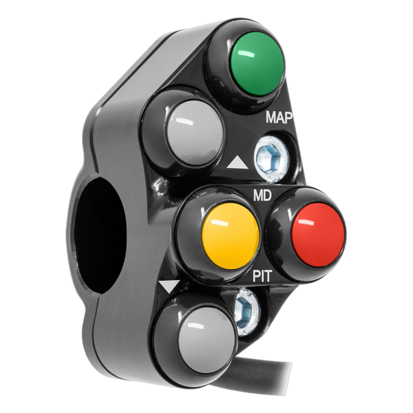 JetPrime JP PSR YA003 Yamaha R1M — Race Left Handlebar Switch (Black) — view 3