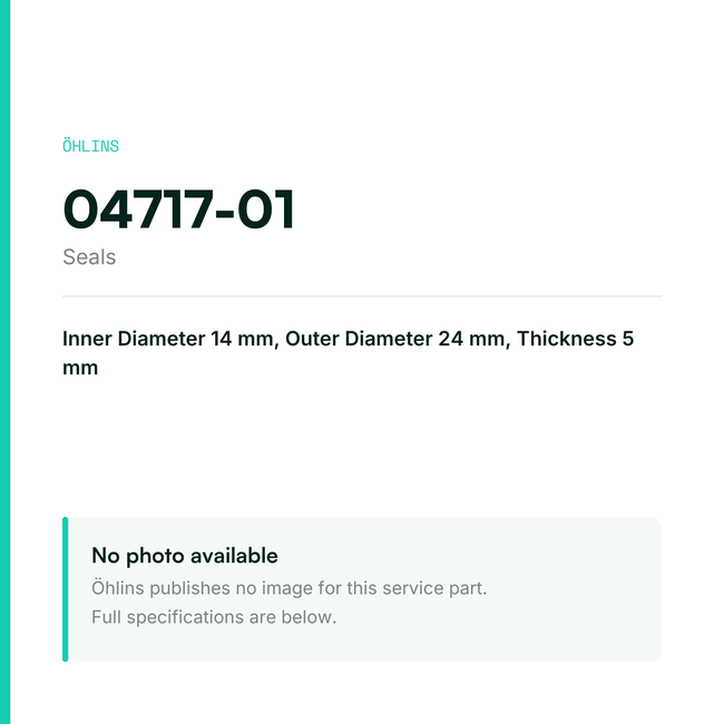 Öhlins Seal 14/24/5