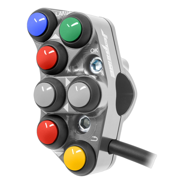 JetPrime JP PSR YA067 Yamaha R9 — Race Left Handlebar Switch (Titanium) — view 7