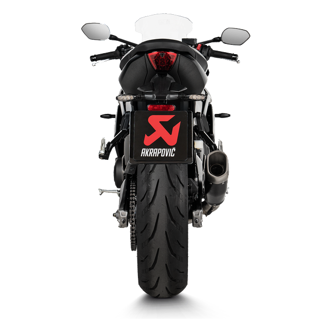 Akrapovic exhaust Triumph TRIDENT 660 S-T6R2-CQTBL