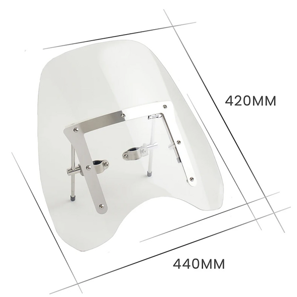 Puig Chopper Windscreen for Triumph America LT (2015–2023) – dimensions