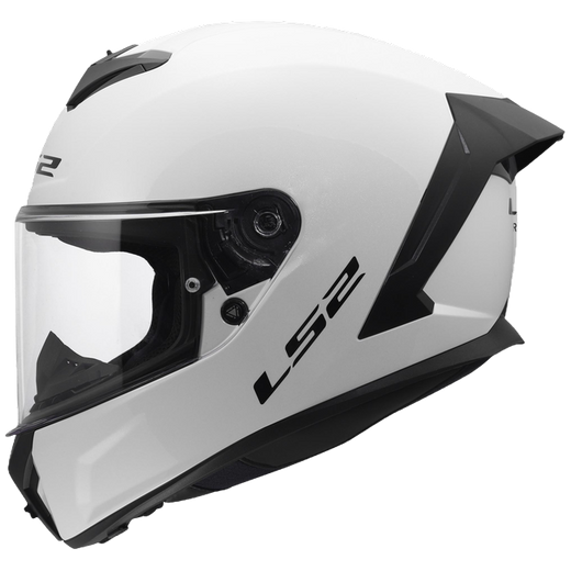 LS2 FF820 Rapid III Helmet – Solid Gloss White