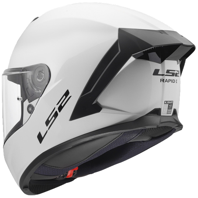 LS2 FF820 Rapid III Helmet – Solid Gloss White