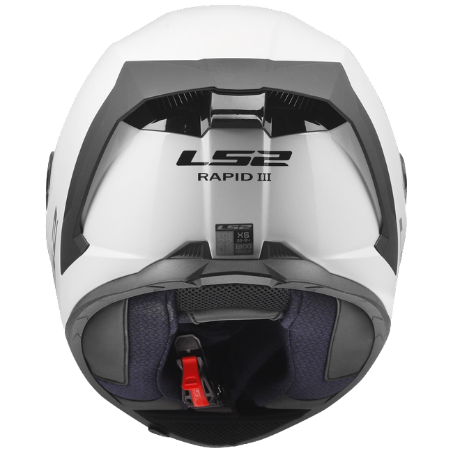 LS2 FF820 Rapid III Helmet – Solid Gloss White