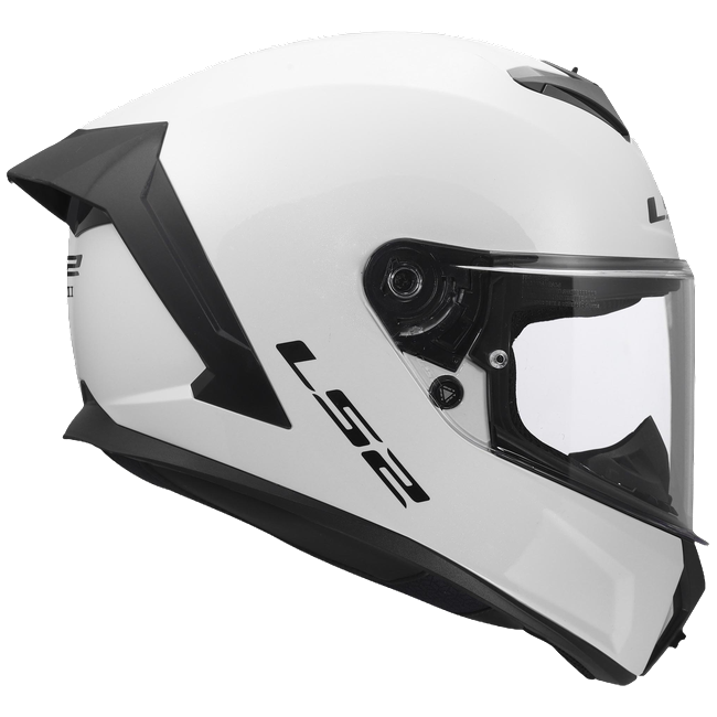 LS2 FF820 Rapid III Helmet – Solid Gloss White