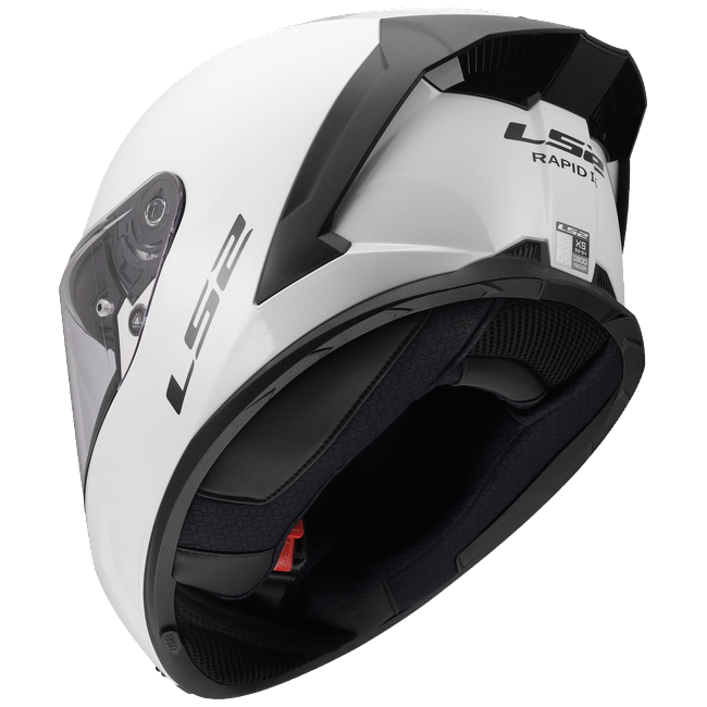 LS2 FF820 Rapid III Helmet – Solid Gloss White