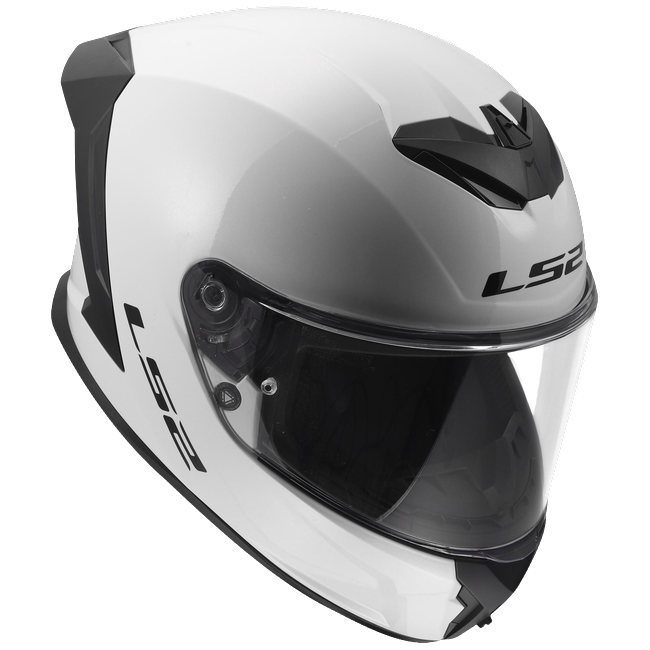 LS2 FF820 Rapid III Helmet – Solid Gloss White