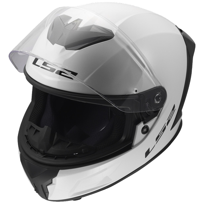 LS2 FF820 Rapid III Helmet – Solid Gloss White