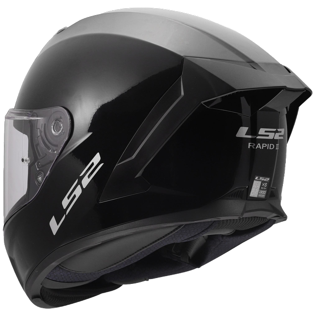 LS2 FF820 Rapid III Helmet – Solid Gloss Black