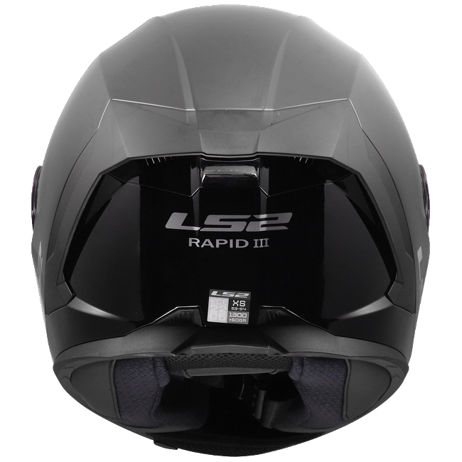LS2 FF820 Rapid III Helmet – Solid Gloss Black