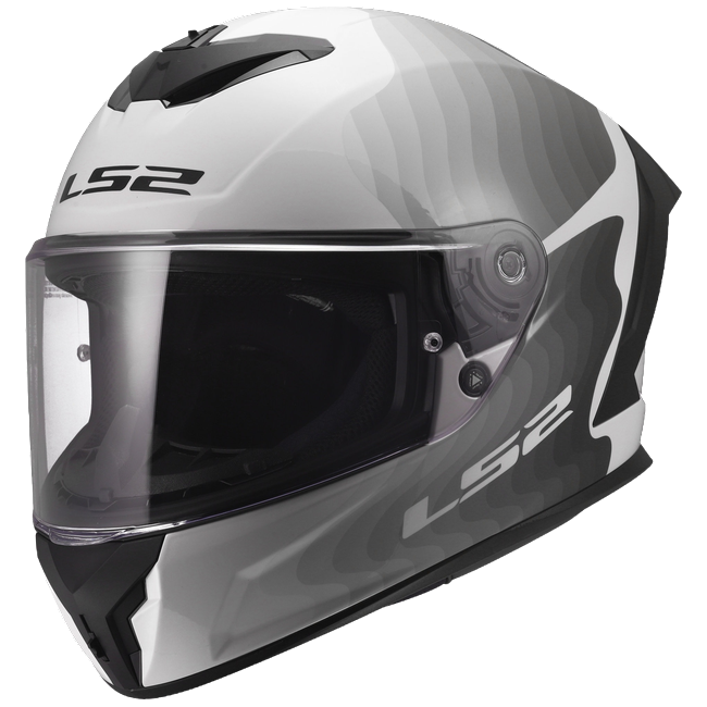 LS2 FF820 Rapid III Helmet – Flow White/Grey