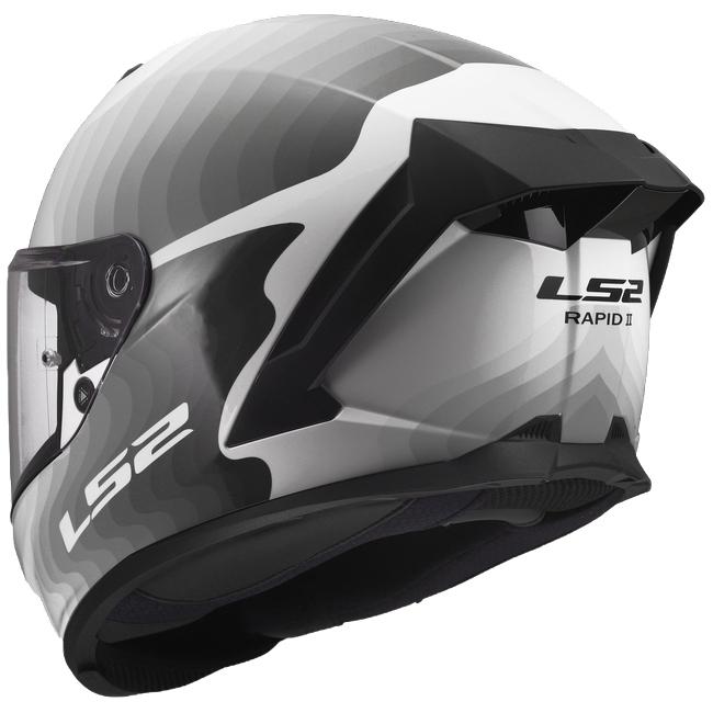 LS2 FF820 Rapid III Helmet – Flow White/Grey