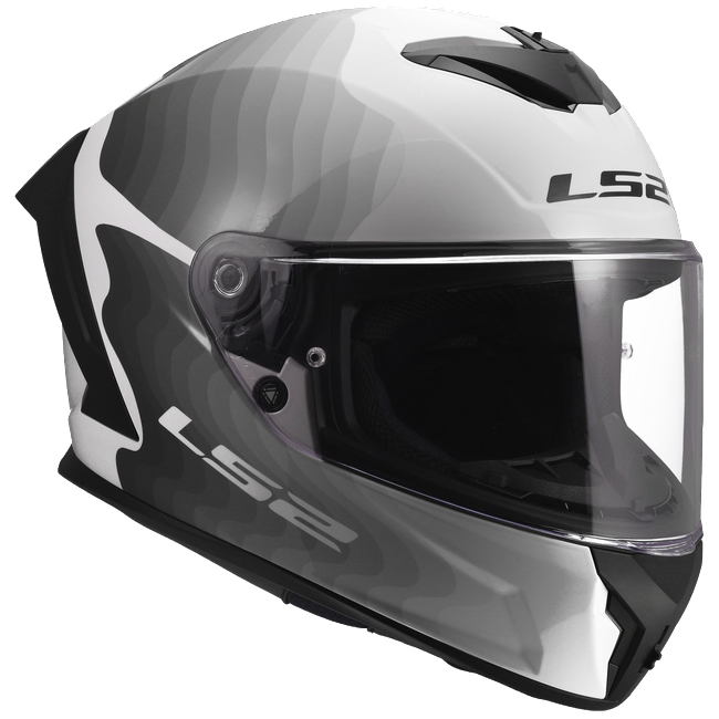 LS2 FF820 Rapid III Helmet – Flow White/Grey
