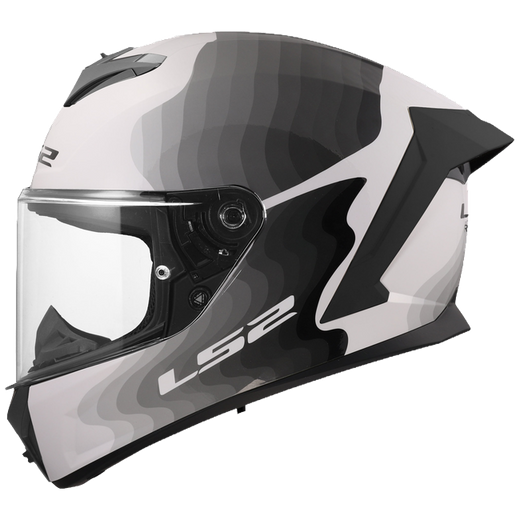 LS2 FF820 Rapid III Helm – Flow White/Grey