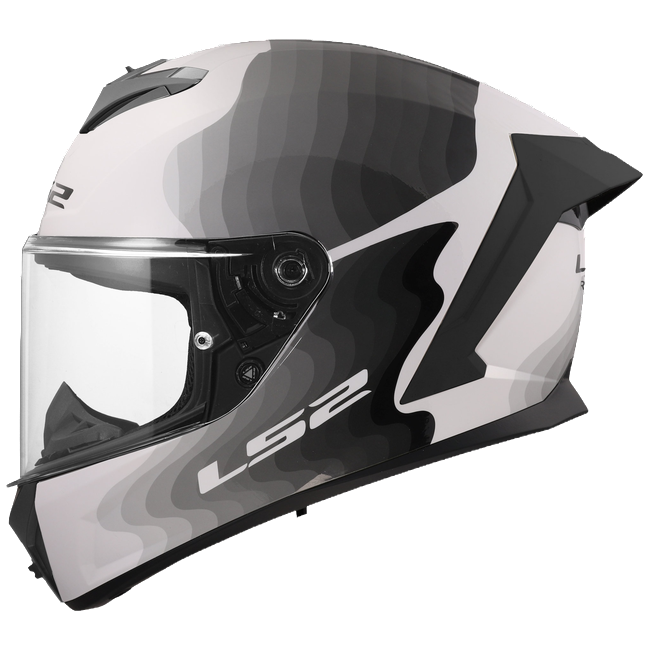 LS2 FF820 Rapid III Helmet – Flow White/Grey