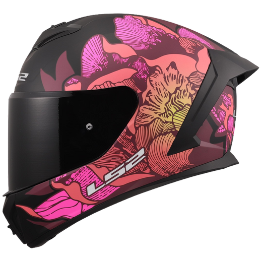 LS2 FF820 Rapid III Helmet – Poppies II Black/Pink