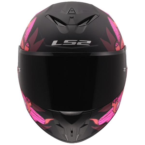 LS2 FF820 Rapid III Helmet – Poppies II Black/Pink