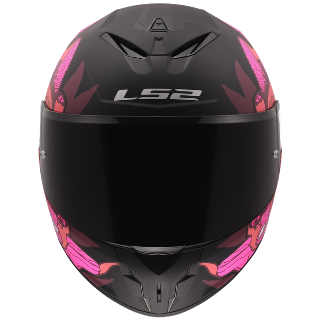LS2 FF820 Rapid III Helmet – Poppies II Black/Pink
