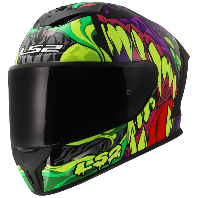 LS2 FF820 Rapid III Helmet – Lycant Purple/Green