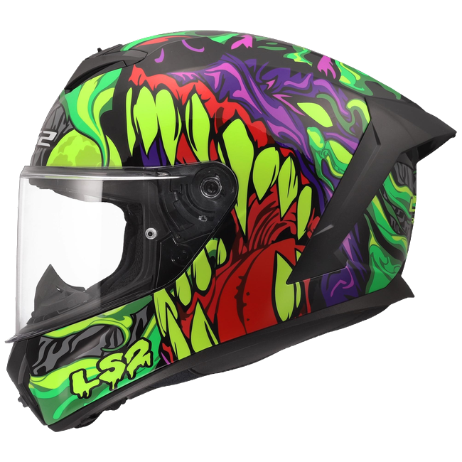 LS2 FF820 Rapid III Helmet – Lycant Purple/Green