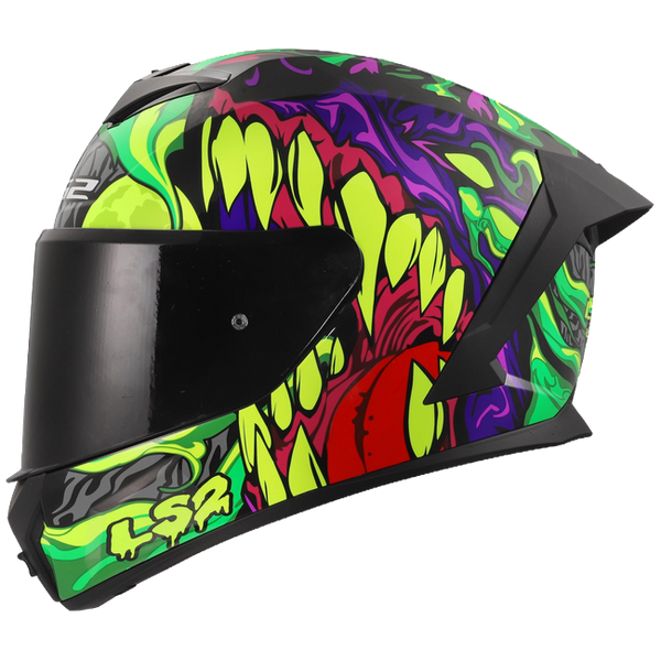 LS2 FF820 Rapid III Helmet – Lycant Purple/Green